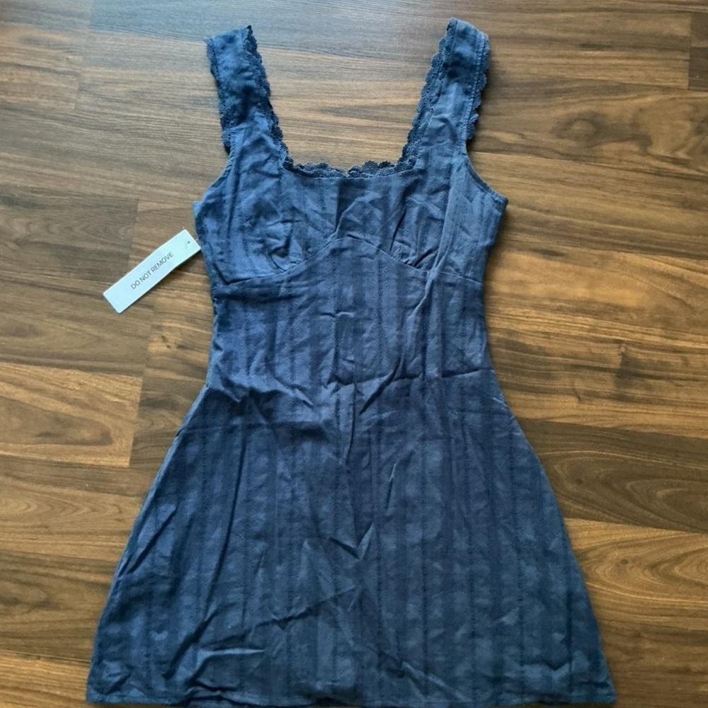 Princess Polly Dasha Lace-Trimmed Mini Dress